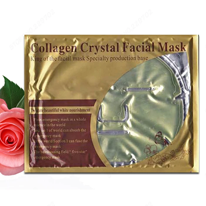 Оптовая продажа алоэ вера кристальная коллагеновая маска для лица|collagen facial