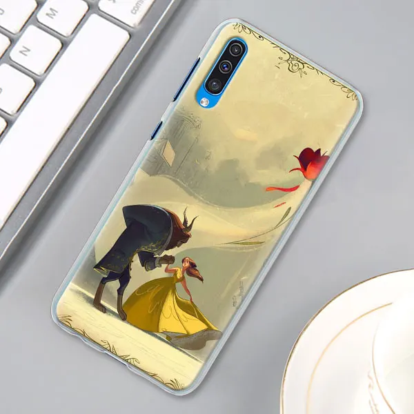 08 Красота и с рисунком из мультфильма «Красавица и Чудовище» чехол КРЫШКА ДЛЯ samsung Galaxy A30 A40 A50 A70 A6 A8 плюс A7 A9 M30 чехол для телефона Coque - Цвет: 08