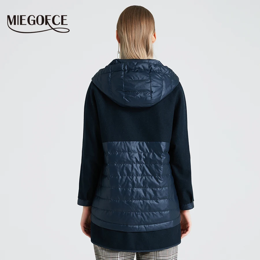MIEGOFCE 2019 Весенняя осенняя женская куртка пальто высокого качество теплое с