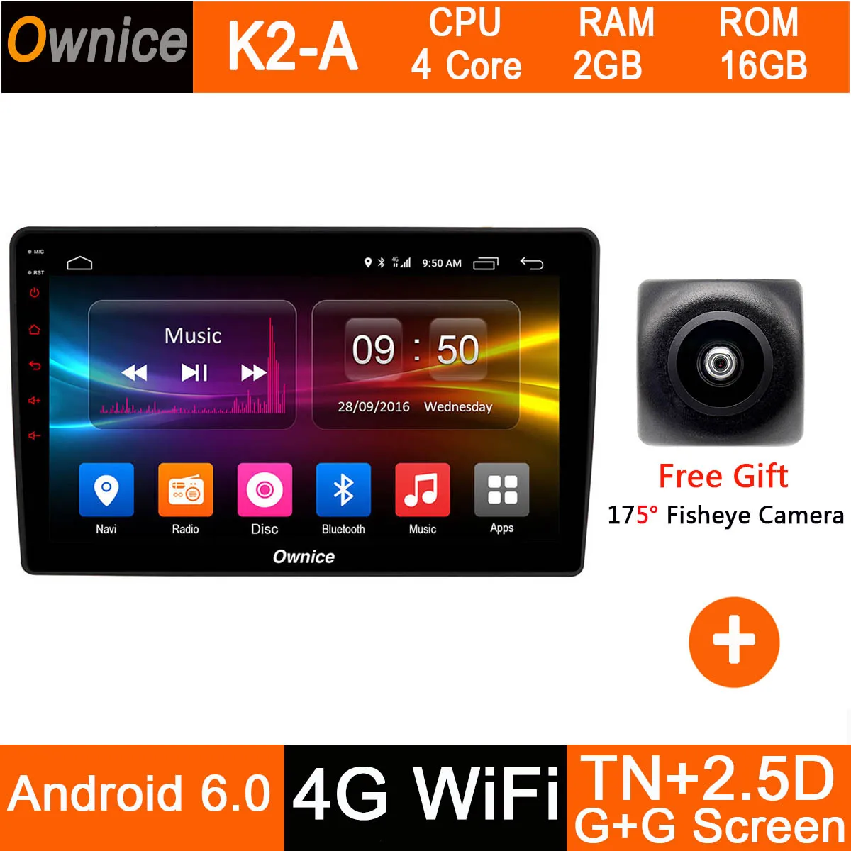 K2-A 10," ips 1024*600 2.5D ips Android 9,0 8 ядерный автомобильный стерео gps Navi Радио плеер для Jeep Grand Cherokee 2008- CarPlay DSP - Цвет: K2-A