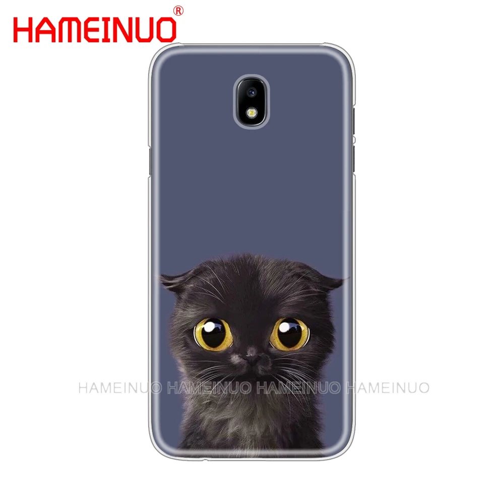 HAMEINUO черная кошка, глаз на крышка чехол для телефона для Samsung Galaxy J3, J5, J7 года J527 J727 J327 J330 J530 J730 PRO - Цвет: 43034