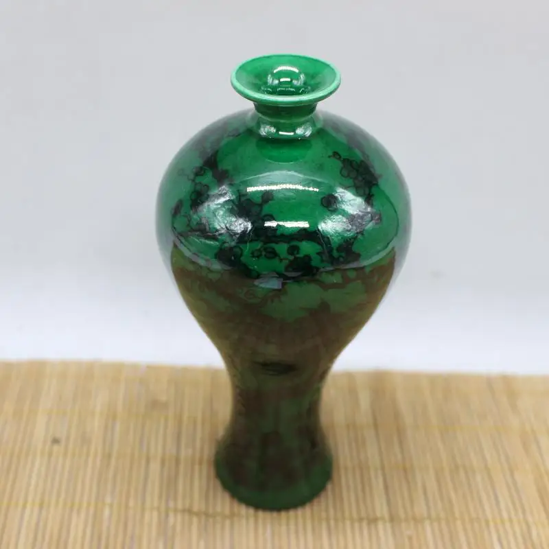 Китайская старинная фарфоровая зеленая глазурованная чернильная