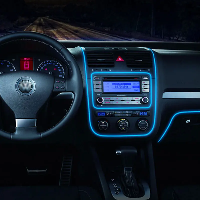 1 м Автомобильная холодсветильник линия светодиодсветодиодный атмосферная