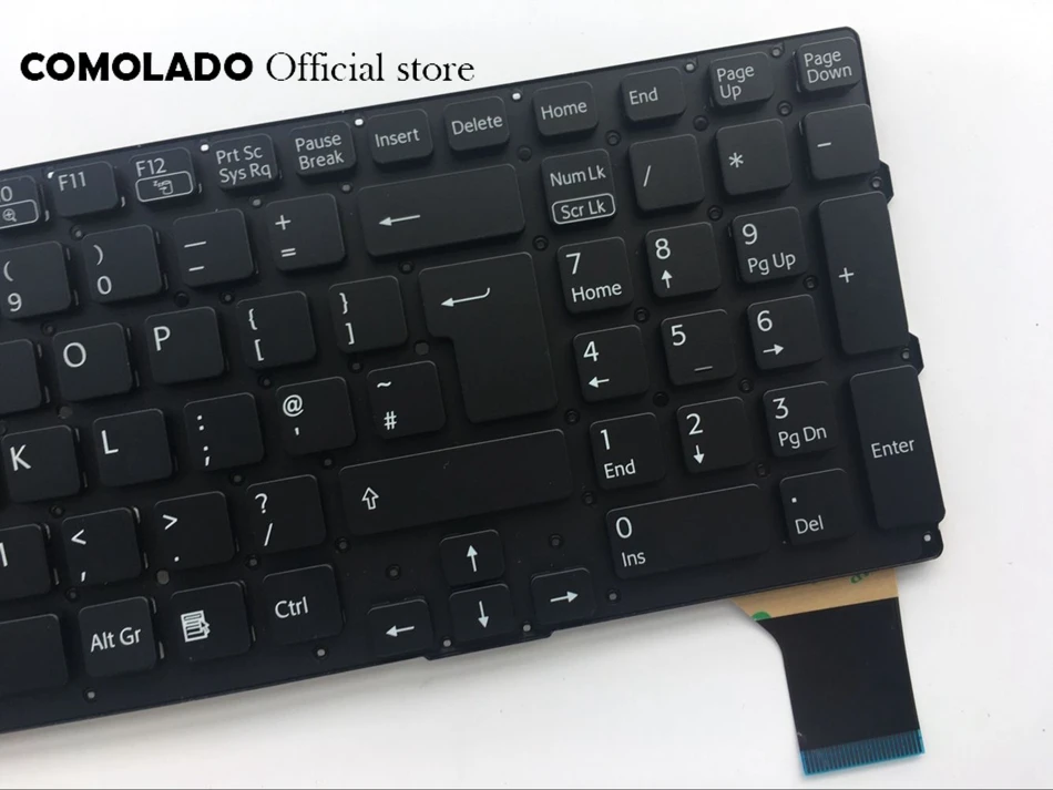 Английская клавиатура для ноутбука SONY VAIO VPCSE VPC-SE черная британская раскладка