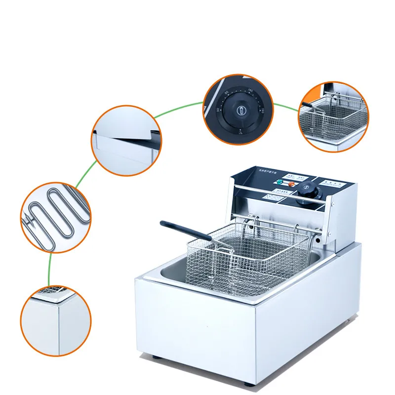 

Electric Deep Fryers Deep-fried deep-fried frying pan fry machine commer
