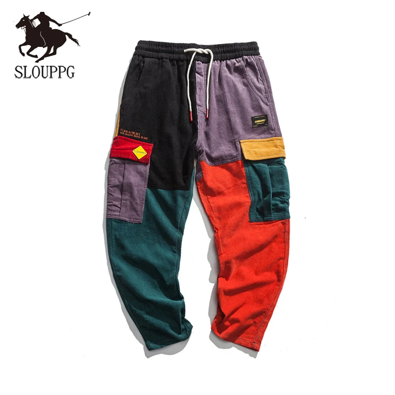 2019 SLPUPPG модная новинка уличная одежда хип-хоп штаны брюки Harajuku Jogger Sweatpant джоггеры