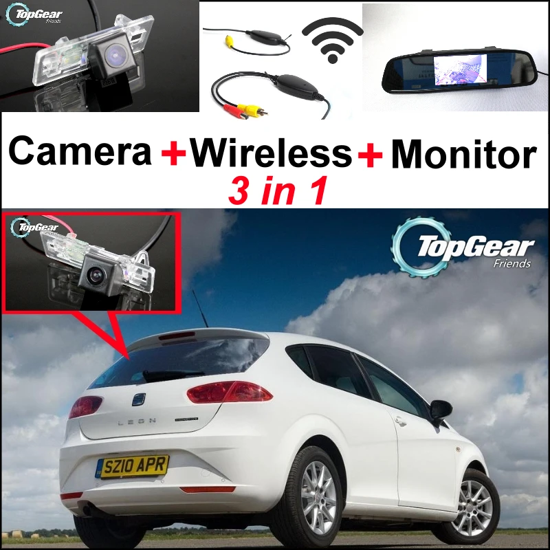 3 в 1 специальная Wi Fi камера + беспроводной приемник монитор с зеркалом заднего