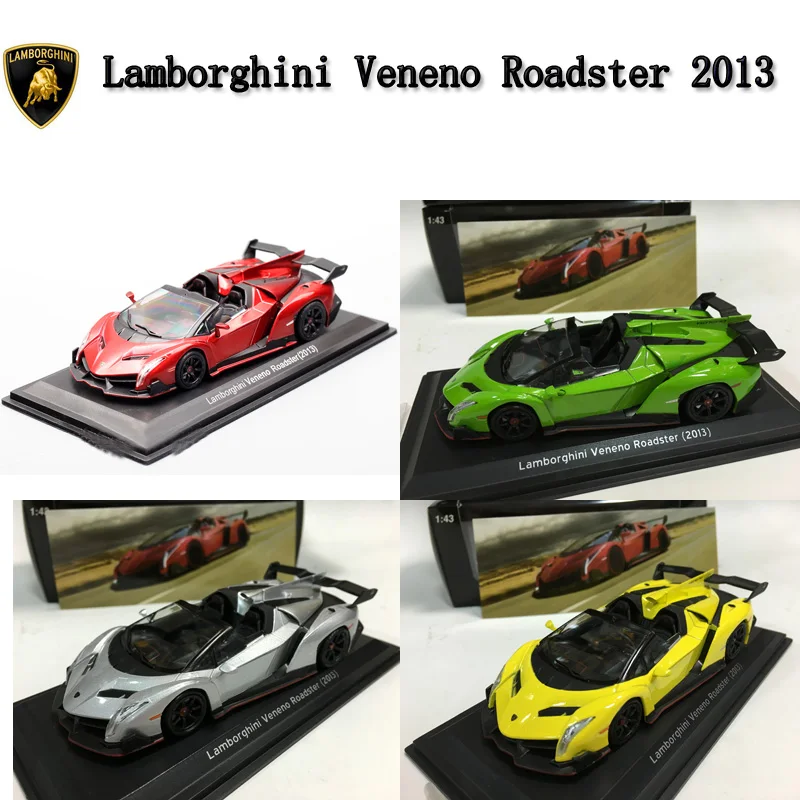 Литая под давлением игрушка модель 1:43 Lambor ghini Veneno Roadster 2013 Спортивный гоночный