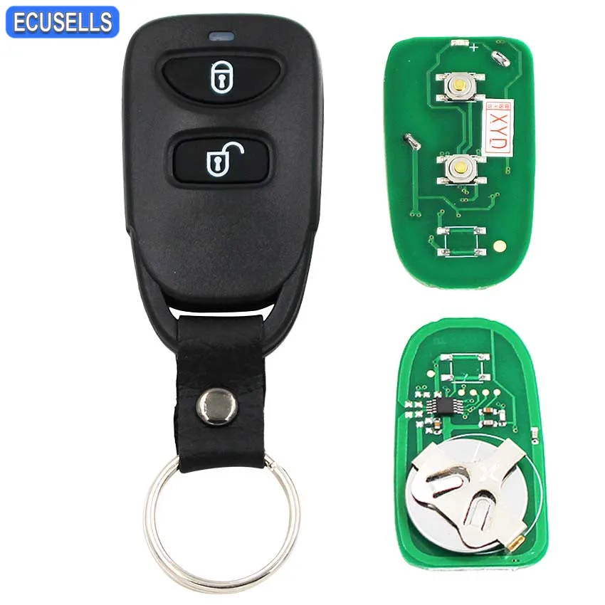 2 кнопочный дистанционный ключ 433 МГц умный Автомобильный для Hyundai Tucson|for hyundai key|fob