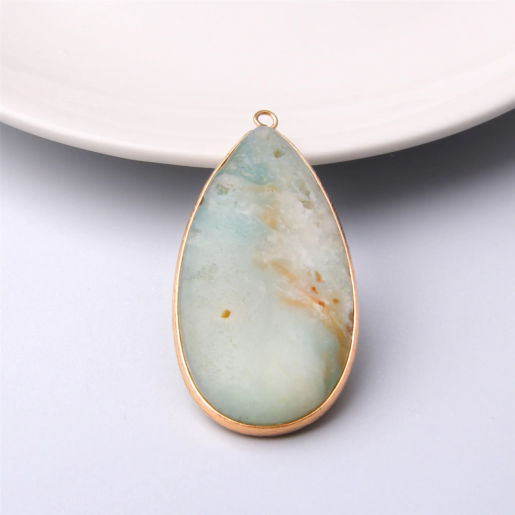 Ожерелье из натурального камня нефрита драгоценный камень кулон для женщин