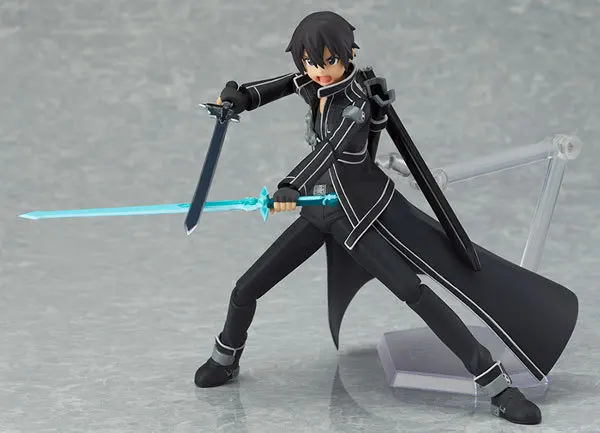 Аниме figma 174 SAO Sword Art Online II kiito ALO ver. Экшн-фигурка Allover Kirigaya Kazuto из ПВХ Коллекционная
