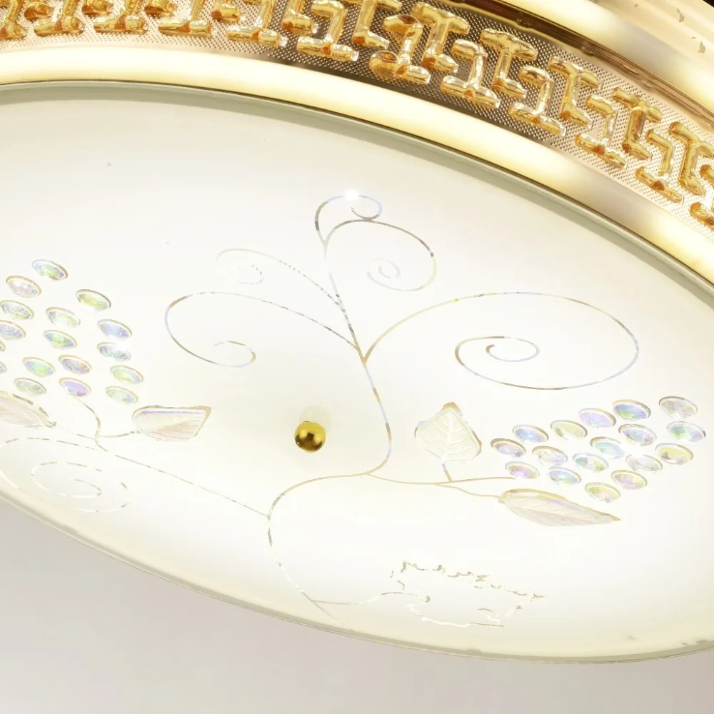 LukLoy Gold Color Invisible Ceiling Fan Light Bedroom Living Room Study Dining Decoration Practical Double layer | Освещение