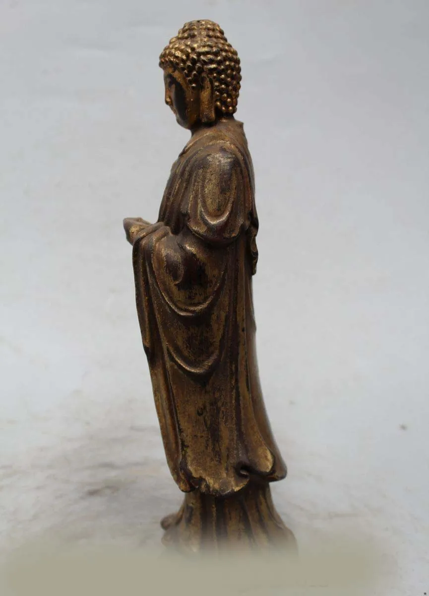 Бесплатная доставка DS 11 &quotСтарый китайский буддизм деревянная подставка Shakyamuni