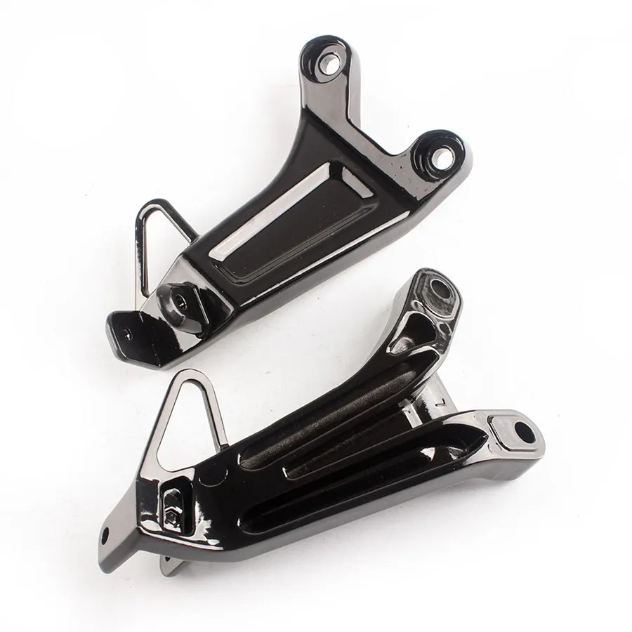 

For Honda CBR600RR 2003 2004 F5 Rear Passenger Foot Pegs Footrest Bracket Black Motorcycle Accessories