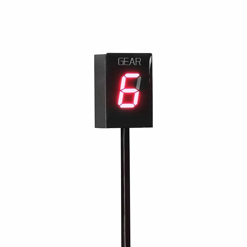Gear display-Red Шестерни индикатор; обувь для езды на мотоцикле Yamaha YZF-R1 R6/Fzh150 Fzn150 Xt660 Fz-16 FZ-S Fz1 Xvs950A Midnight Star Fz8 Fz6r Xv1900a 6 н - Цвет: Gear display-Red