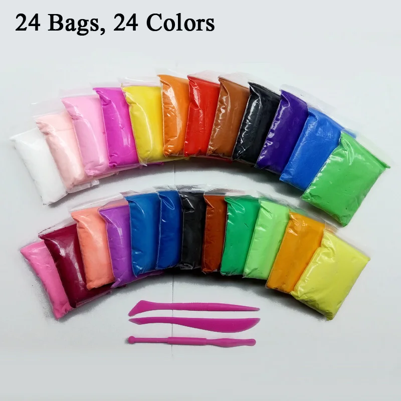 Горячая Распродажа 36 цветов пластилин супер светильник мягкая полимерная глина