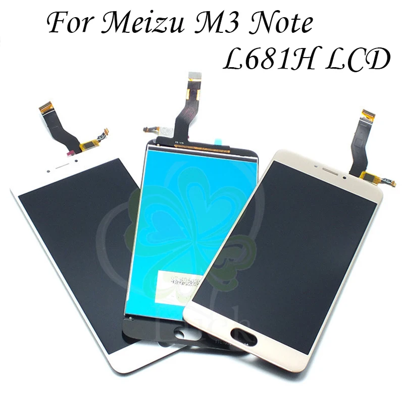 100% протестированный Meizu m3 note L681H ЖК-дисплей дигитайзер сенсорный экран запасные