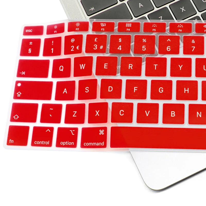 ЕС клавиатура протектор для Macbook Air 13 A1932 силиконовые Защитная пленка для клавиатуры крышка MacbookAir 13,3 A1932 защитная кожа
