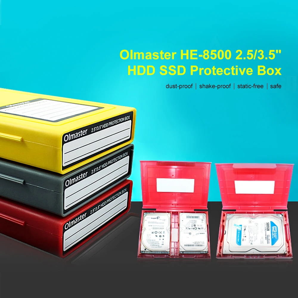 Новинка 2019 защитная коробка для жесткого диска HE 8500 2 5/3 5 &quotHDD SSD чехол внешнего