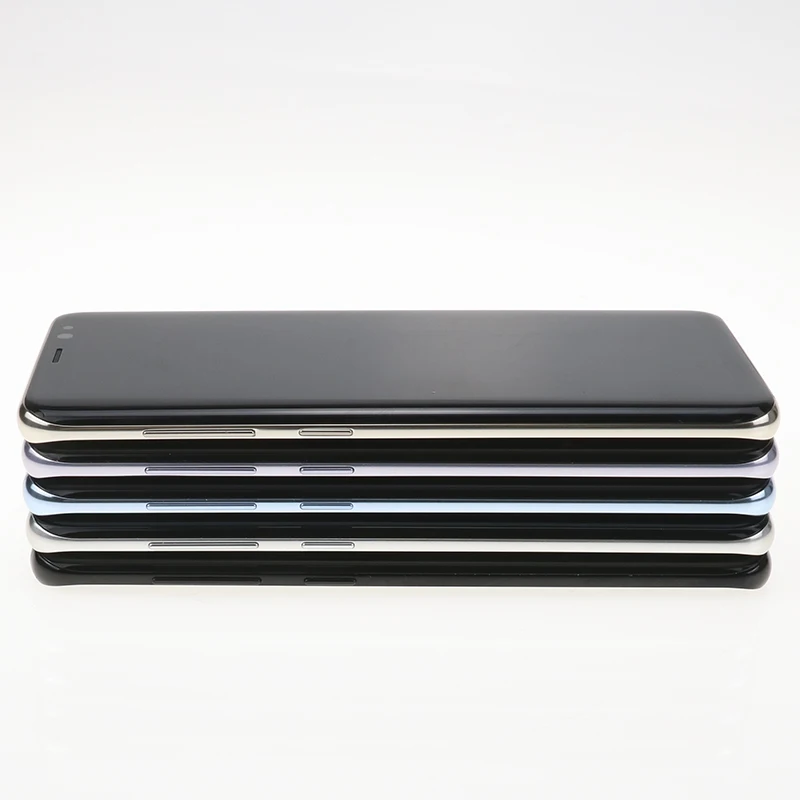 Супер AMOLED S8 lcd с рамкой для SAMSUNG Galaxy S8 G950 G950F дисплей S8 Plus G955 G955F сенсорный экран дигитайзер