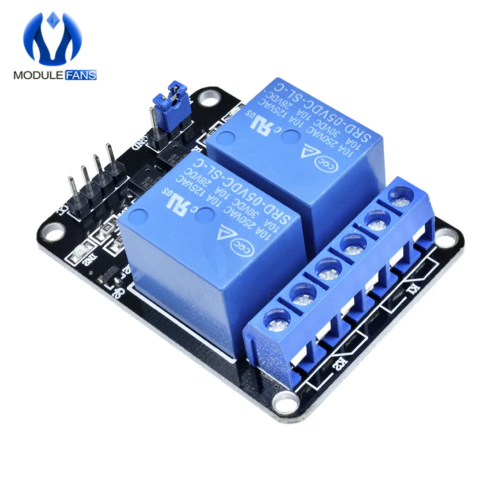 2 канальный релейный модуль 1 шт. 5 В экран для Arduino ARM PIC AVR DSP Electronic в 10 А модуль|shield for