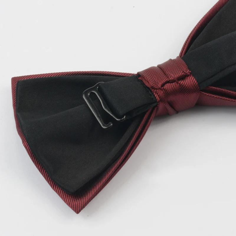 

2019 New Designer Fashion Bow Ties For Men Fromal Groom Wedding Business Party Bowties Siold Color Butterfly Tie with Gift Box