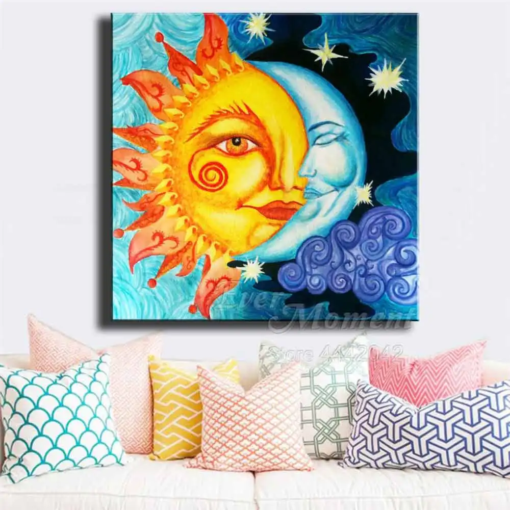 Когда-нибудь момент алмазов картина полная квадратная дрель Sun Moon Стразы Вышивка