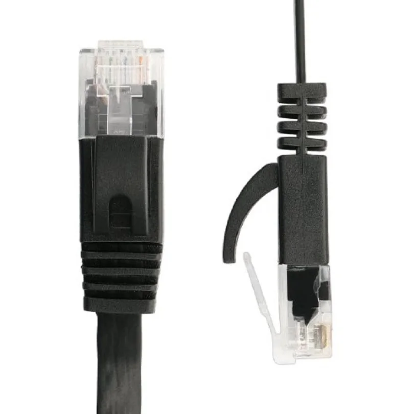 Провод из чистой меди CAT6 плоский сетевой кабель UTP Ethernet RJ45 соединительный
