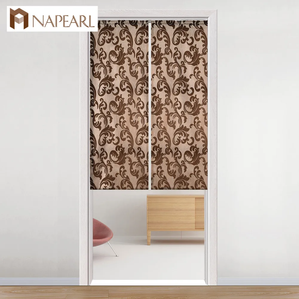 NAPEARL 1 шт. венные листья капли двери шторы узор деревенский Европейский для
