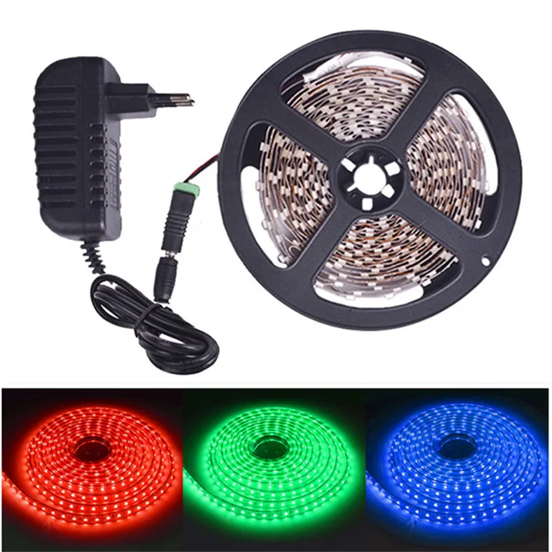 Светодиодная лента RGB SMD2835 1 5 м 10 15 без водонепроницаемой светодиодной ленты