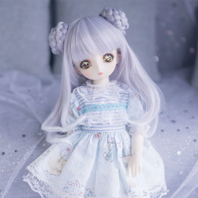 BJD кукольный парик для 1/3 1/4 1/6 1/8 bjd куклы Bjd lcute косичка волос sd кукол|Куклы| |