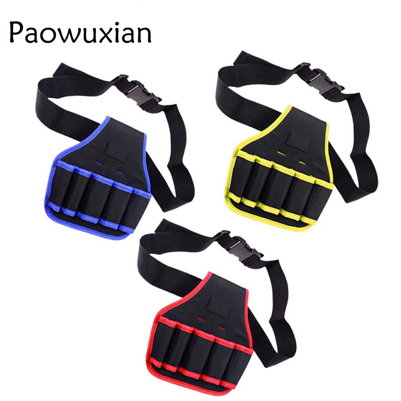 New Electrician Waist Tool Bag for Repairing Double Layer Oxford Cloth Hand Tool Pocket Storage Bag Weak Current Accessories