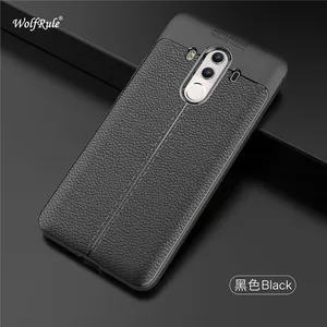 Imported WolfRule Huawei Mate 10 Pro Case Mate 10 Pro Cover Shockproof Luxury Leather TPU Case For Huawei Mat