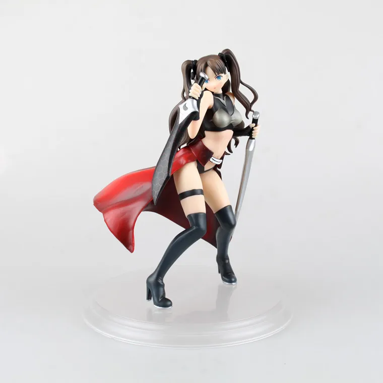 

20cm Japanese sexy Cartoon Anime Aniplex Fate/stay night Tohsaka Rin Archer Ver. PVC Action Figure Collectible Model Toy