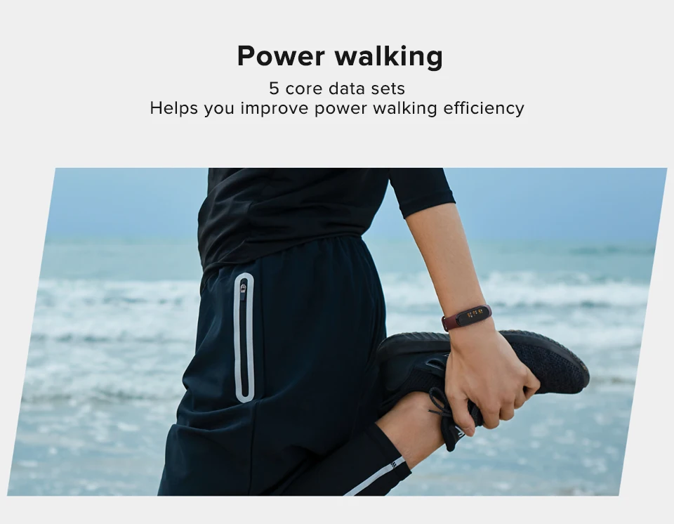 Amazfit Xiaomi Mi Band 4 умный Браслет 50 м Водонепроницаемый Bluetooth 5,0 частота сердечных сокращений фитнес-трекер сообщение звонящий 20 дней в режиме ожидания