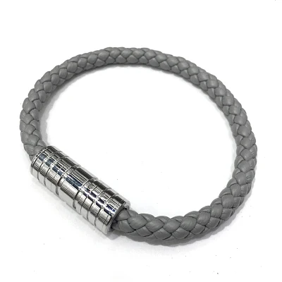 Style M Mcllroy кожаные браслеты и браслеты мужской кожаный браслет 316L титановая сталь мужской браслет diy мужские ювелирные изделия подарок на день Святого Валентина - Окраска металла: Style M