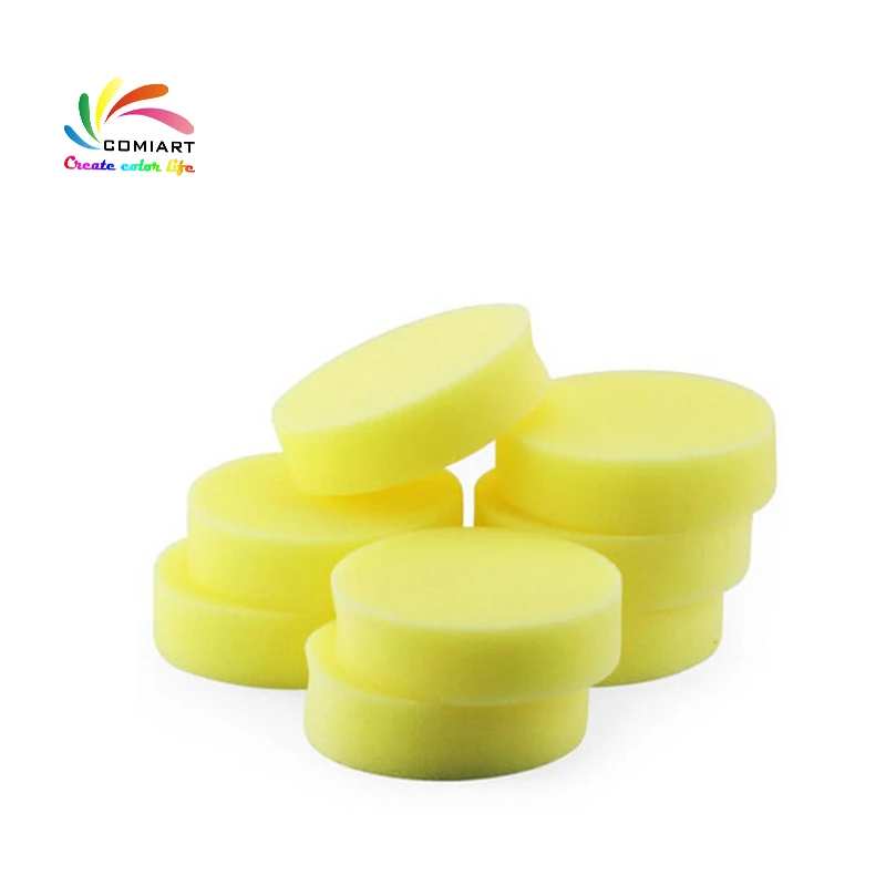 Круглые синтетические художественные кисти 2 шт. губки инструменты для