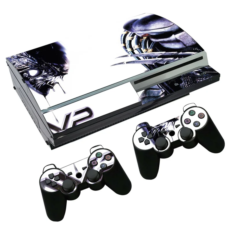 Наклейка Aliens vs Predator Skin для PS3 Fat PlayStation 3 консоль и контроллеры Skins виниловая