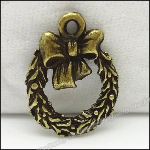 150pcs Vintage Charms Garland Pendant Antique bronze Fit Bracelets Necklace DIY Metal Jewelry Making