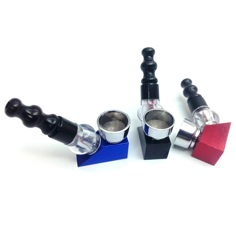 Металлические курительные трубки для табака портативная креативная курительная