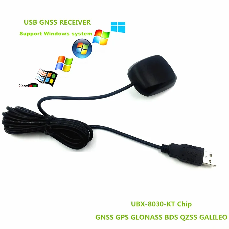 10 шт. флеш USB gps приемник GNSS GLONASS модуль приемника антенна 8030 чип BDS замена BU353S4 0183NMEA