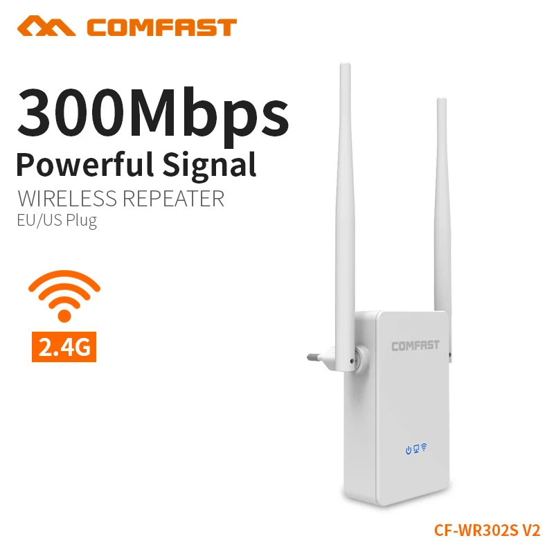 COMFAST Беспроводной Wi Fi ретранслятор 300 Мбит/с 802.11n/b/g сеть Wifi удлинитель Усилитель