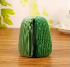Green pepper Милые Креативные блокноты для заметок "сделай сам", "фрукты, овощи", "kawaii", бумажные заметки, канцелярские принадлежности для офиса, школьные принадлежности, Papelaria - Цвет: Green pepper