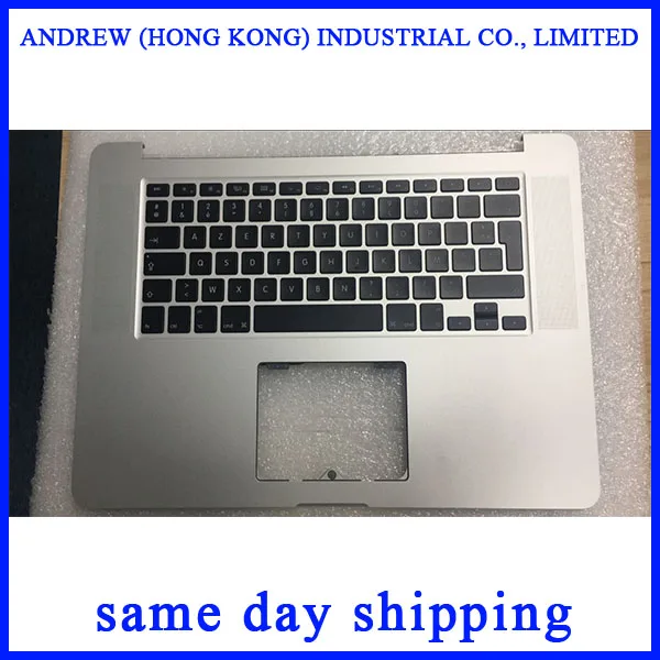 Оригинальный Французский Топ чехол с клавиатурой для Macbook Pro retina 15 &quotA1398 Верхний