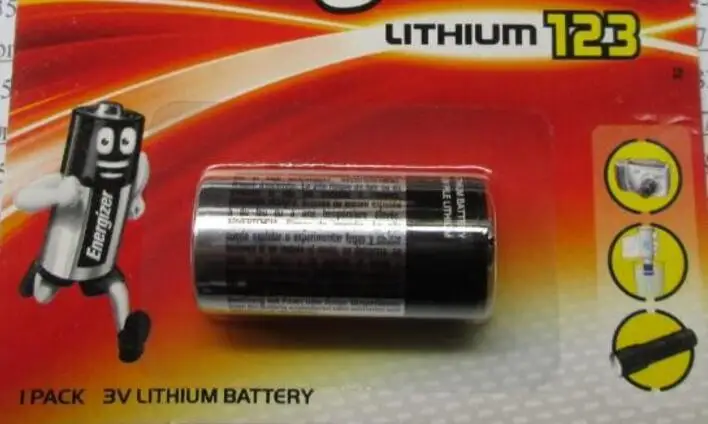 Литиевая батарея для камеры CR123A CR123 123 3v|cr123a lithium battery 3v|3v cr123lithium 3v |