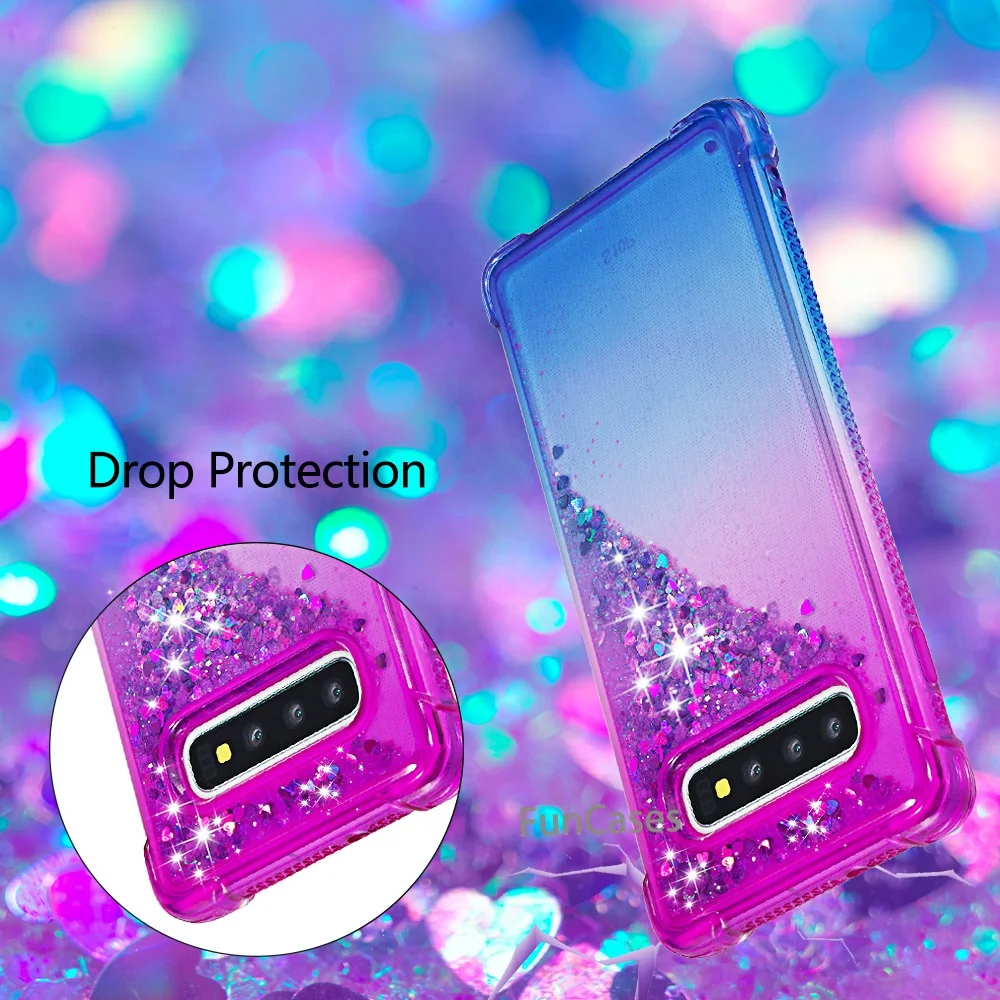 Для samsung Galaxy S10 + Plus Роскошный Бриллиантовый чехол с сияющими блестками Bling