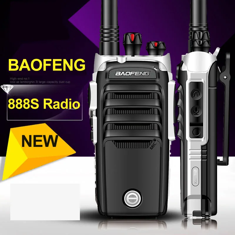 Новый Baofeng BF-888S Профессиональные Walkie Talkie BF 888 S 5 Вт UHF 400-480 мГц ручной