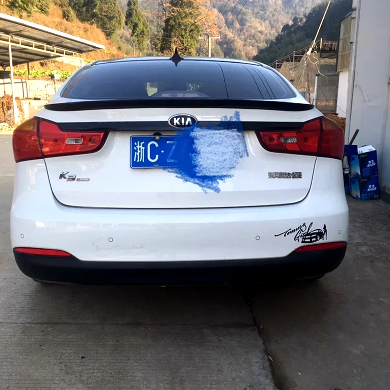 Спойлер для Kia Forte K3 2013 2014 2015 высококачественный задний спойлер из АБС-пластика
