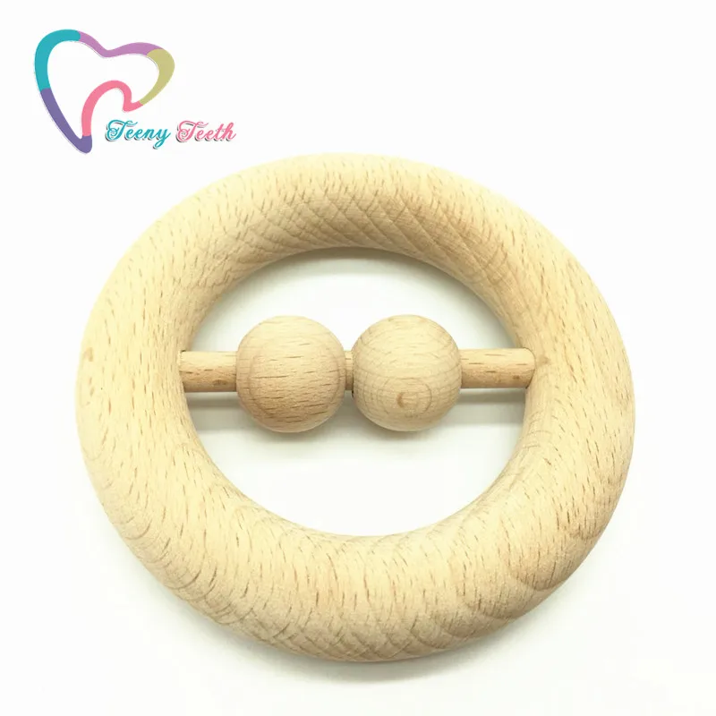 1 шт. детская деревянная игрушка погремушка из Букового дерева|baby wooden teething|toys toystoys