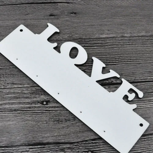 10 шт./лот DIY сублимационная заготовка для ключей белый крючок одежды деревянный